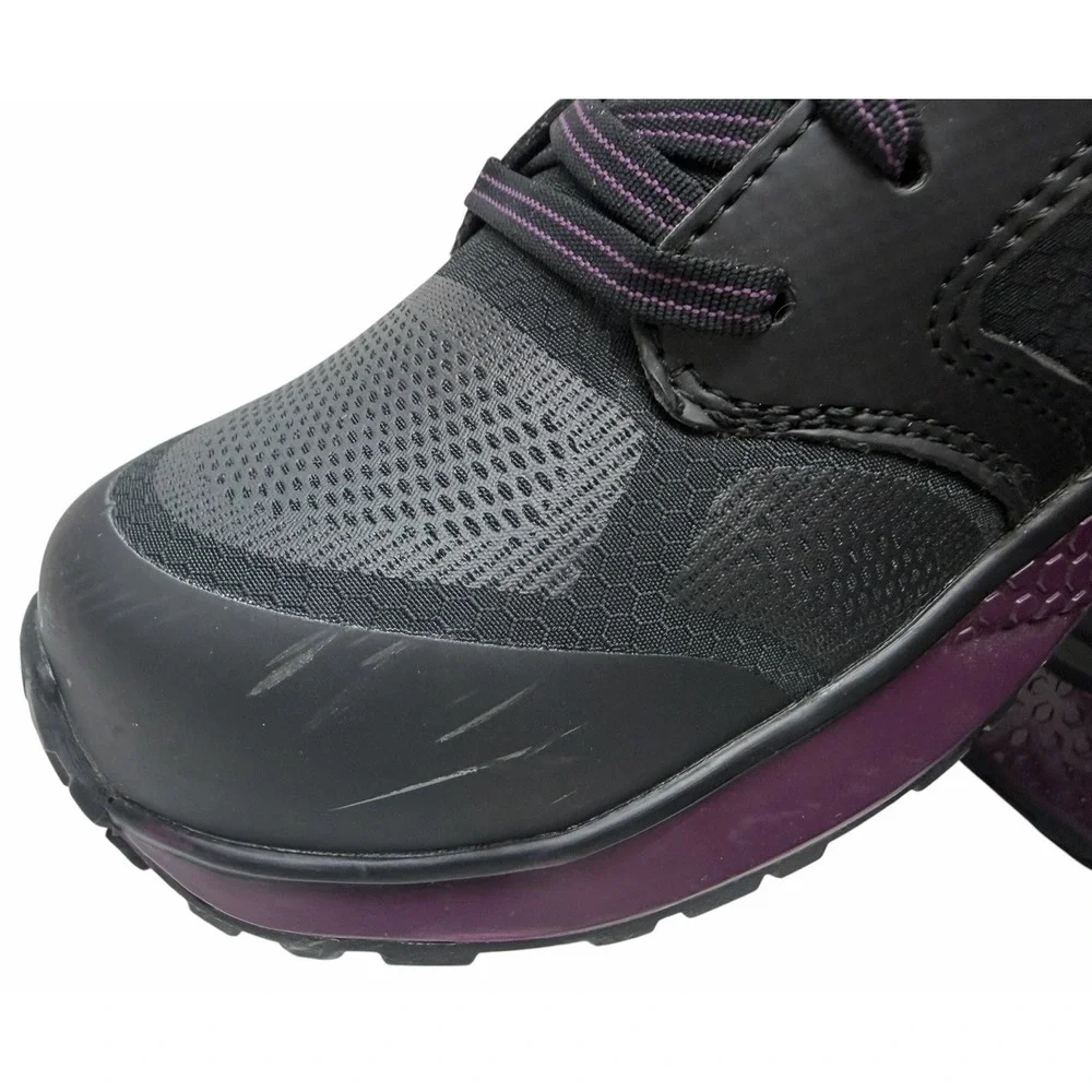 Timberland PRO Reaxion Women's‎ 8.5 Composite Toe Work Shoes Black Purple New